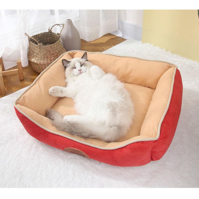closed cat bed