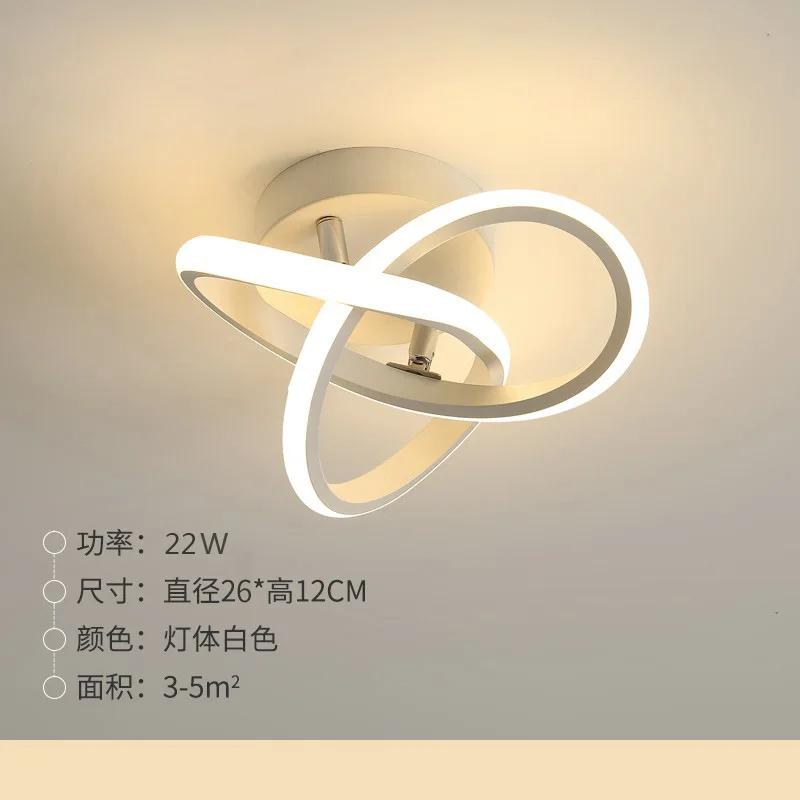Modern LED Ceiling Light Minimalist Balcony Aisle Lamp Home Corridor Porch Channel Ceiling Lamp nordic ins Wind Cloakroom Lamp
