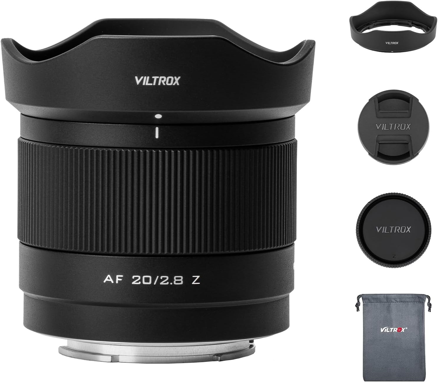 

VILTROX AF 20mm Z Ultra Micro Lens for Nikon Z Mount Large Eye AF Compatible with Mirrorless Cameras like the and Perfect for Street Travel and чёрный