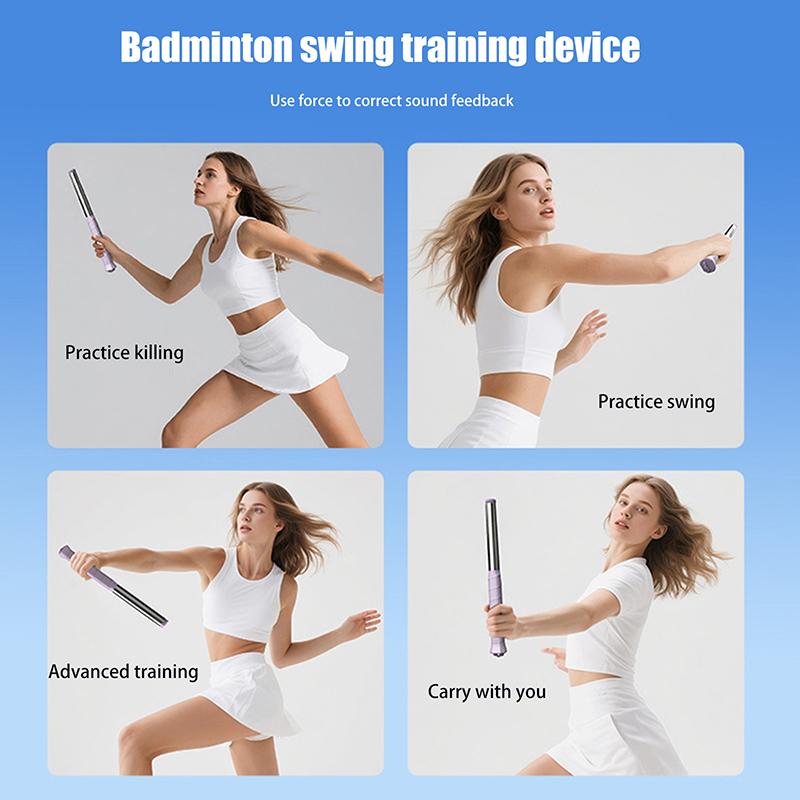 Badminton Swing Wrist Training Aid Safe Skin-friendly for Kids Youth Beginner Family Training Use