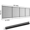 Pool Fence, 4 X 12 FT Pool Fences for Inground Pools, Removable Child Safety Pool Fencing, Easy DIY Installation Swimming Pool Fence, 340gms Teslin