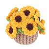Handcrafted Crochet Flowers Desk Cup Pad Knitting Tableware Pad X3UC