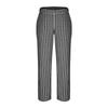 Women's Fashionable Checkered Elastic Waist Straight Leg Casual Pants
