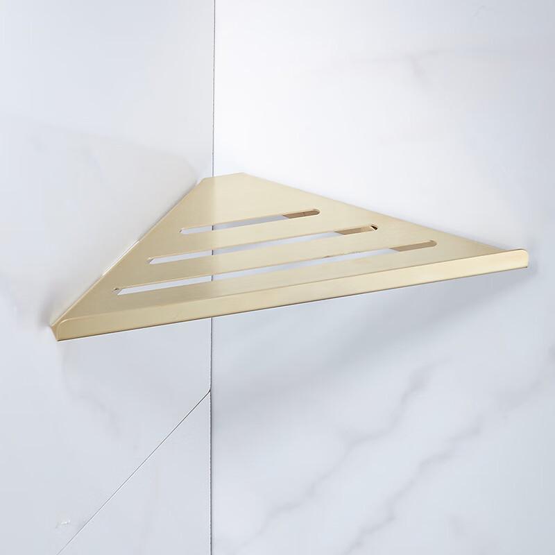 304 Stainless Steel Adhesive Bathroom Corner Shelf