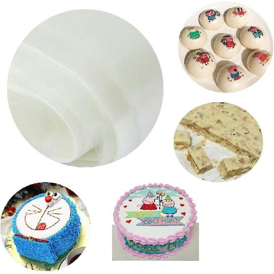 50 Count Edible Rectangle Rice and Wafer Paper,9x12.6 inches for candy packaging or food decoration