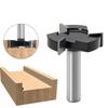 Freză de frezat pentru suprafață spoilboard 1/2 inch 12 mm tijă 2 inch diametru de tăiere freză pentru aplatizarea plăcii Bit de rindeluit lemn