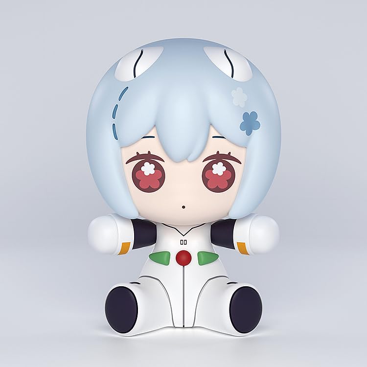 Huggy Good Smile Rebuild of Evangelion Rei Ayanami Plug Suit Plastic Painted Figure Ver.