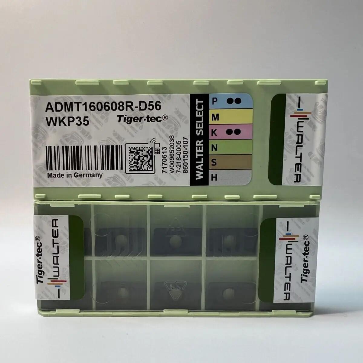 

Original / ADMT160608R-D56 WKP35 / Industrial indexable Carbide Inserts 10 Pcs