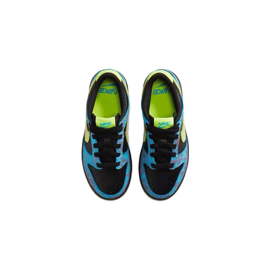Nike Dunk Low SE PS Lets Dance Kids Sneakers Multi-Color Black Baltic-Blue DV1695-900