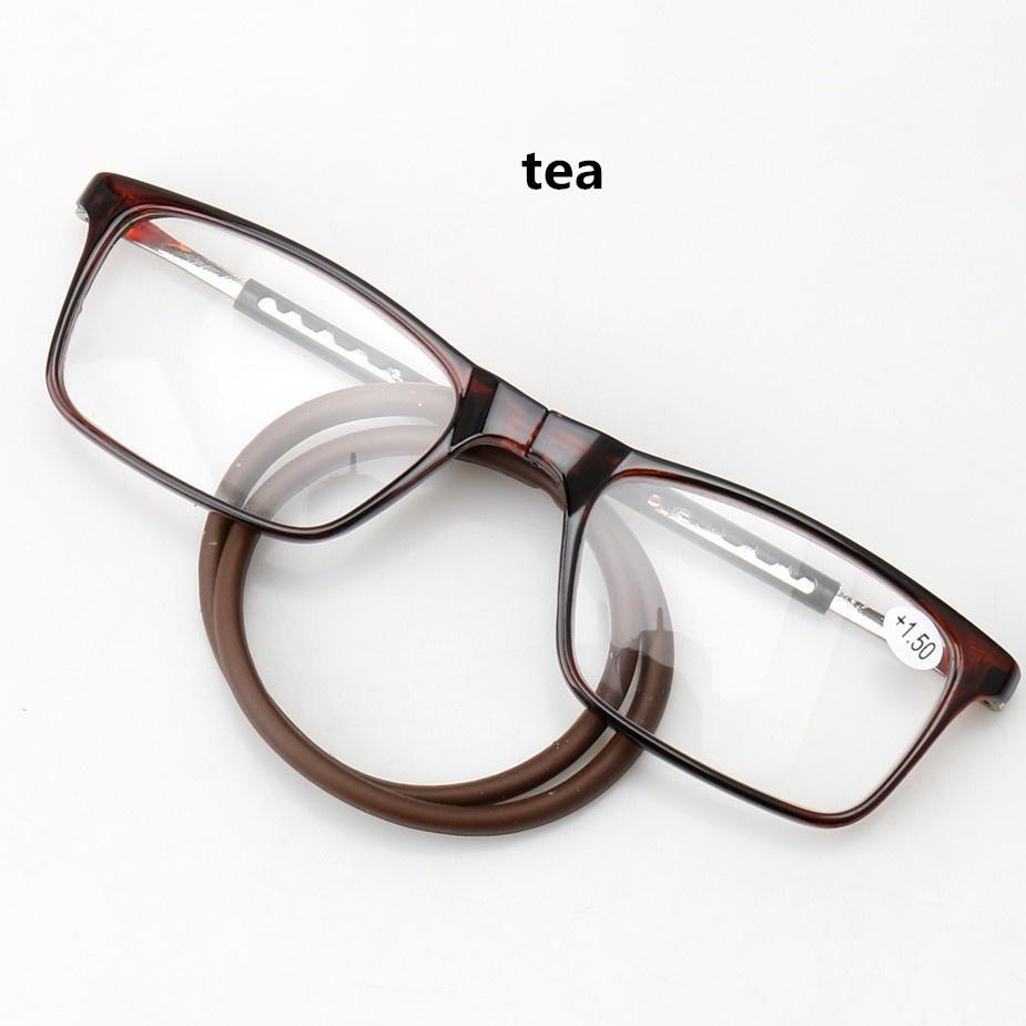 Portable magnetic reading glasses that can be hung around the neck with adjustable lanyard for men and women Anti-blue quality