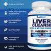 Liver cleaning capsule Silymarin and herbal essence help liver detoxification and improve liver health 120 capsules