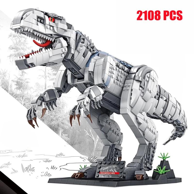 

Классические креативные животные динозавры MOC строительные блоки Indominus Rex Tyrannosaurus модель кирпичи коллекция игрушек для мальчиков