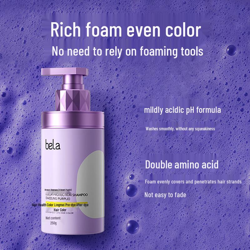 BELA Anti-Yellow Purple Color-Fixing Hair Care