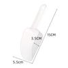 Kitchen Frosted Plastic Ice Scoop Durable Multi-Purpose Small Ice Shovel with Comfortable Handle for Household and Commercial Use