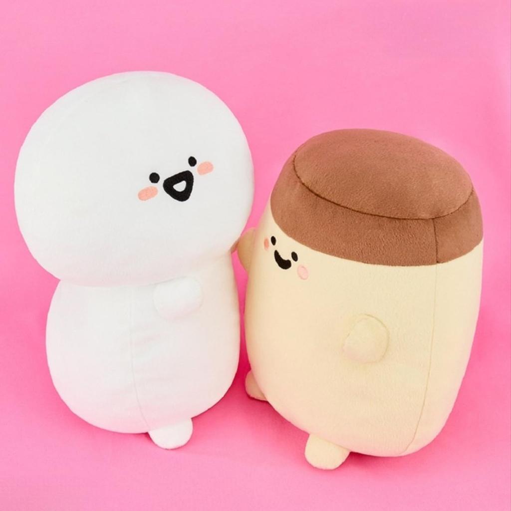 Together with Obungu: Obungu-san & Purin-san Hugging Pose Plush Toy XL (approx. 35cm) (Purin-san)