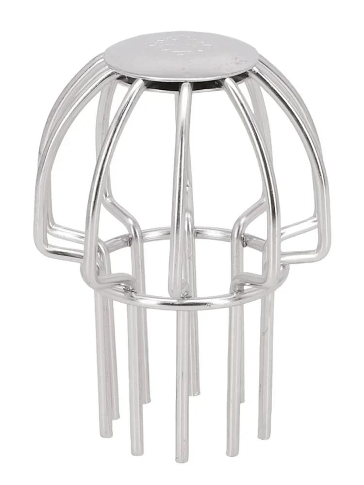 1pcs Stainless Steel Gutter Leaf Guard Cover Mud Trap Guards Drain Pipe Filter Quick Drainage Clog Prevent Hardware