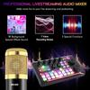 ALSO GO Podcast Equipment Bundle BM-800 Microphone Gold F998 Sound Card for Podcasting Singing Gaming Live Streaming YouTube TikTok