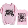 BMTH BringMe TheHorizon T-shirt per Estate Comic Maglietta di Cotone Stampa Grafica T-shirt Girocollo Abbigliamento Casual da Donna