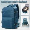 Vacuum Backpack Travel Bag For Men Large Capacity Backpack Business Laptop Backpack Women Men Expandable Backpack School Bag