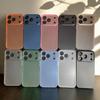 Transparent Premium Orange Anti-Fingerprint Phone Case for iPhone 17 Pro Max – Fully Covered Buttons