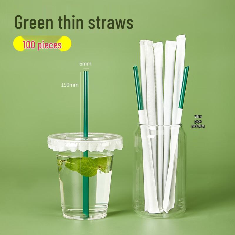 Individually Wrapped Disposable Drinking Straws