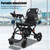 Adults Electric Wheelchair with Large Footrest, Lightweight Foldable Motorized Wheelchair, 12-Mile Range 500W
