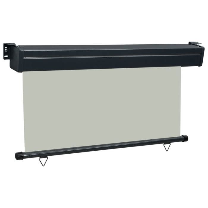 VidaXL Balcony Side Awning 140x250 Cm Grey
