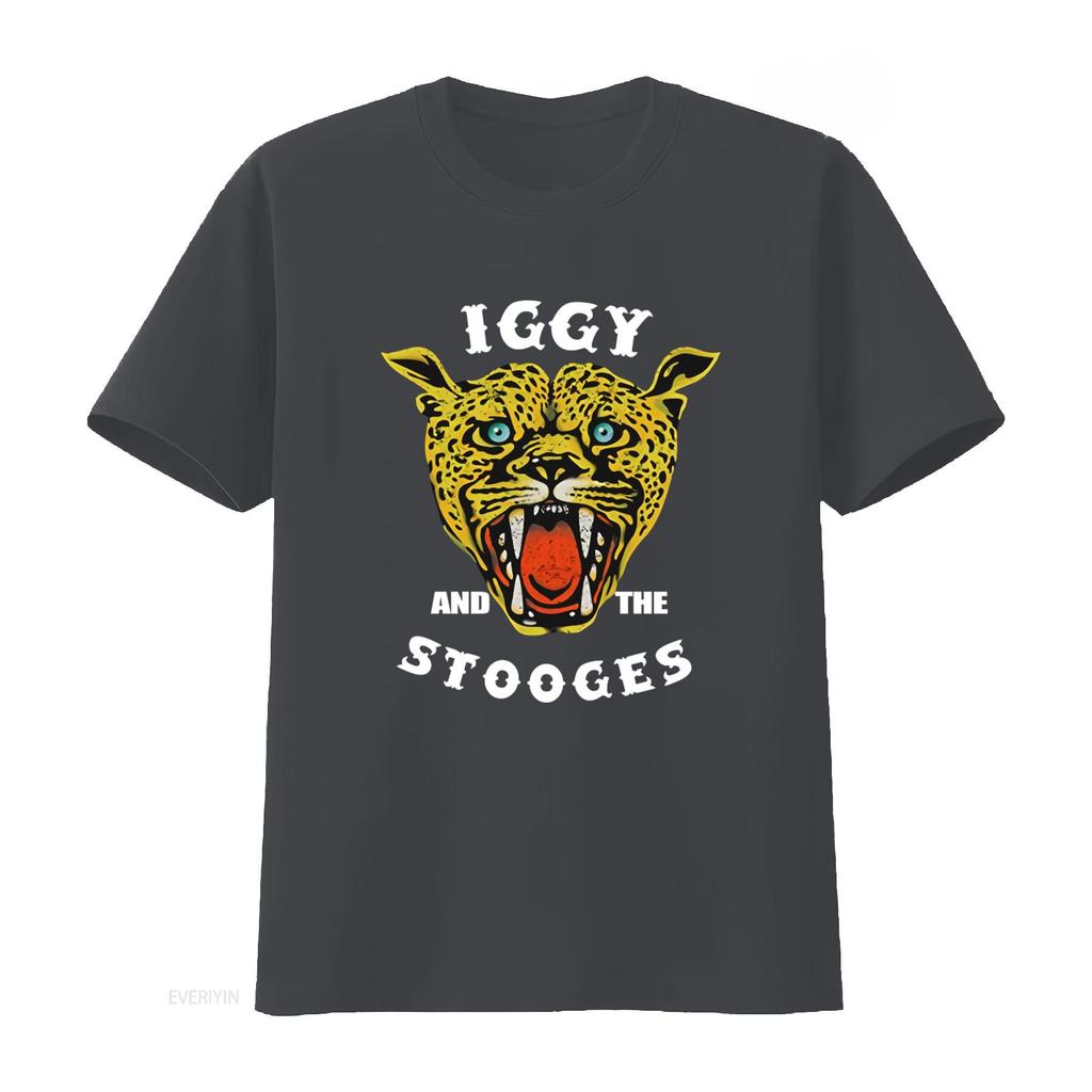 Iggy and The Stooges Cheetah Print T Shirt Casual Graphic Tshirt Unisexs Clothing and Womens Clothing 2026 Summer New T Shirt