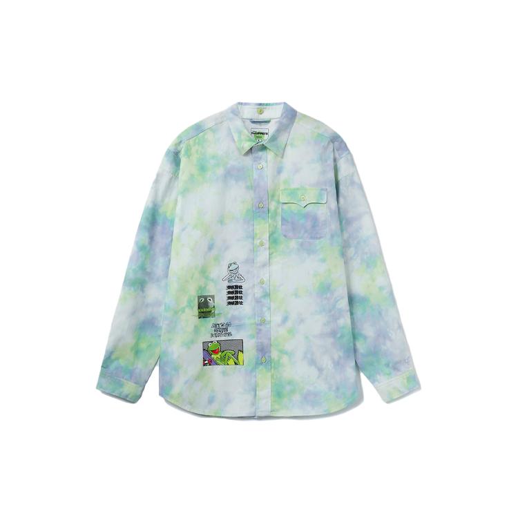 Li Ning x Disney Shirt Unisex Blue Green ASHR117-1 XL