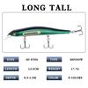 8PCS Magnetic Guide Ring 12.5cm/17.7g Floating Mino Bait