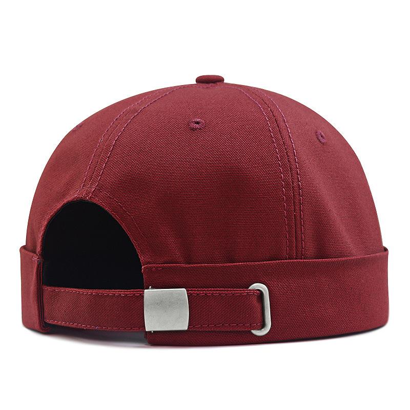 Korean Retro Big Size 58-62cm 62-68cm Man Landlord Hat Large Size Hip-hop Dome Melon Cap Unisex Fashion Vintage Skullies Beanie