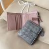 Handwoven Genuine Leather Wallet Men Women - Bi-Fold Coin Pouch Card Holder In Sheepskin Fashionable Business Style