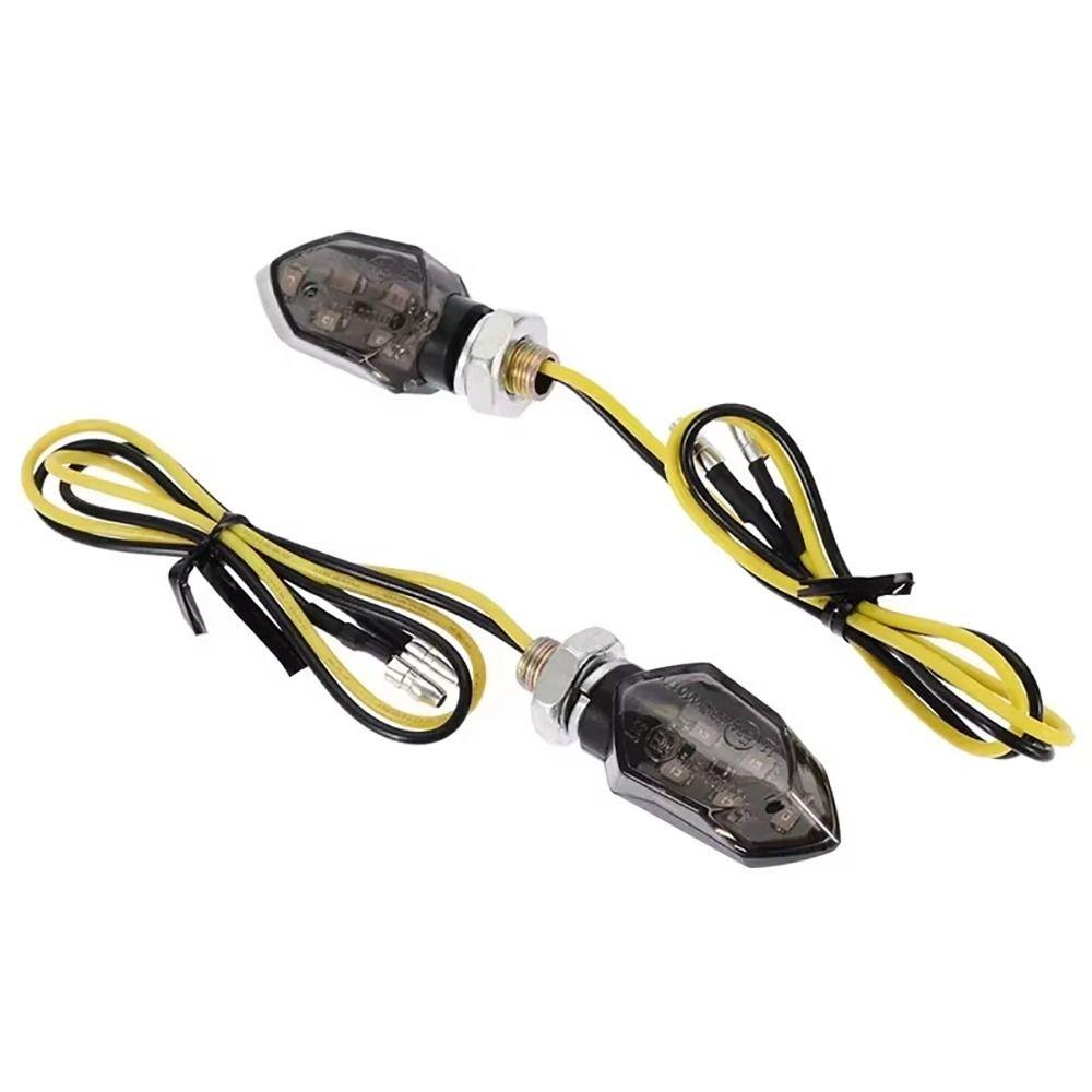 1Pair New Super Bright LED Turn Signal Light Mini Universal LED Indicators Light Motorcycle Lamp Motorcycle Motorbike Accessory