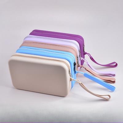 Simple Silicone Storage Bag for Outdoor Travel, Small and Portable, Easy To Store, Water-resistant and Wear-resistant, Soft Silicone Storage Bag