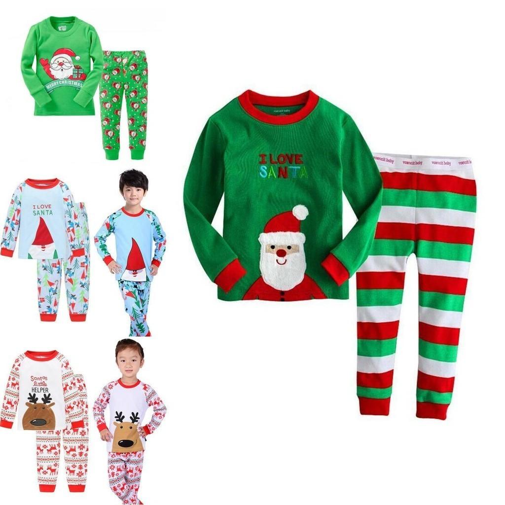 Adorable Kids Christmas Pajama Set Soft Cotton Blend Perfect For All Seasons