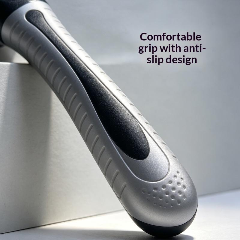 Men Manual Razor Set 21 Replaceable Triple Blades Non-Slip Ergonomic Grip Suitable for Wet & Dry Shaving Use