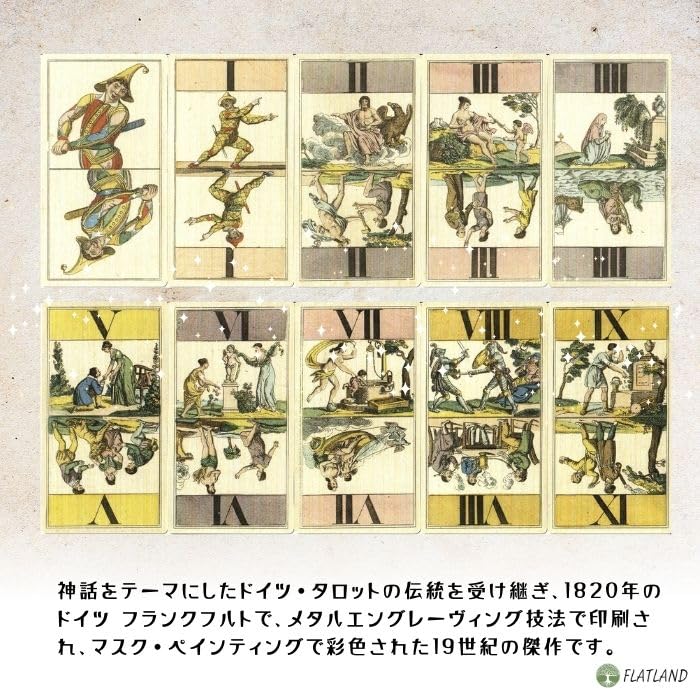 Steinberger Tarot, Tarot Reading Instructions, Japanese Instruction Manual Included, Authentic Tarot, 78 Cards