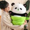 Non-Toxic Bamboo Shoot Panda Soft Plush Toy Cute Animal Panda Stuffed Plushies Home Sofa Throw Pillow Gifts For Kids Children