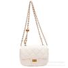 High-end Fashion Bag Women's 2025 New Diamond Chain Small Square Bag Korean Version Popular Simple and Versatile Shoulder Bag