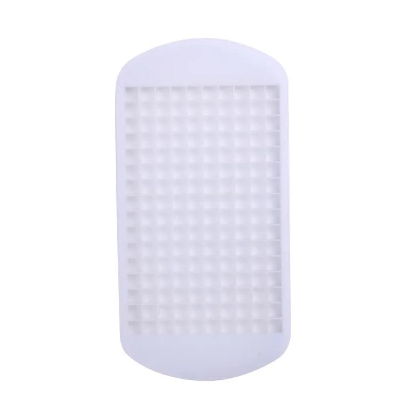 160 Mřížková mini silikonová miska na led Kostky ledu Skládací lámačka ledových forem Mřížková miska Malý čtvercový výrobník forem Silikonová forma
