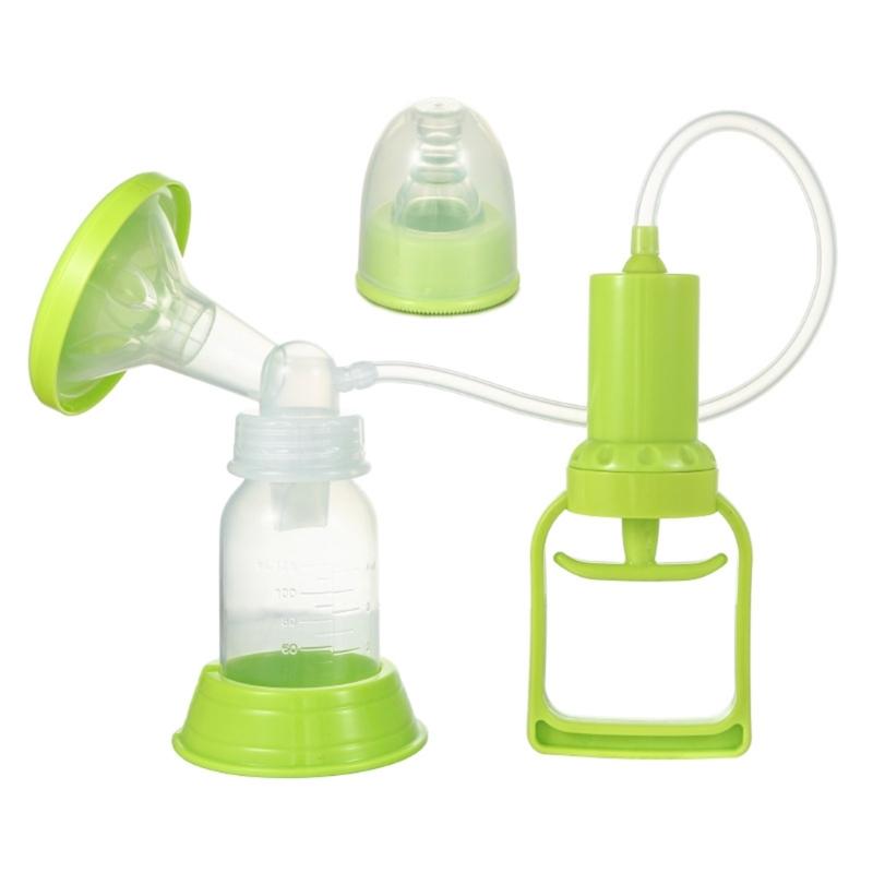 Travel Friendly Manual Breast Pump Comfortable and Safe Hand Pulled Breast Pump Strong Suction for Breastfeeding