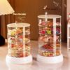 3/4/5-Layer Rotating Jewelry Organizer - Plastic Multi-Tier Storage Box, Transparent Hair Ring Display For Dressing Table