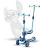 Disney Official Licensed Kick Scooter Tricycle with LED Adjustable Handlebar Directional 3D Character Quiet Rear Suitable for Ages 50kg Weight