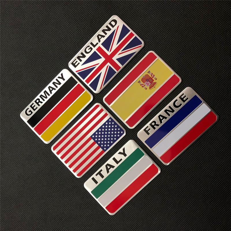 3D aluminum car sticker for Mini One Cooper R50 R52 R53 R55 R56 R57 R58 R60 R61 PACEMAN COUNTRYMAN CLUBMAN COUPE ROADSTER