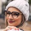 Women's eyewear: trendy cat-eye glasses