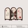 Vintage Bamboo Ink Pattern Desktop Ornament - Retro Chinese Style Decoration