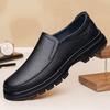 Fashion High Quality Men's Round Toe Breathable Anti Slip Loafers Fashionable Brand Men Classic Comfortable Business Casual Leather Shoe