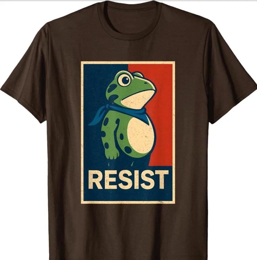 

Portland Frog Protest Shirt Funny Meme Graphic Unisex TShirt Gift Unisex T-Shirt S
