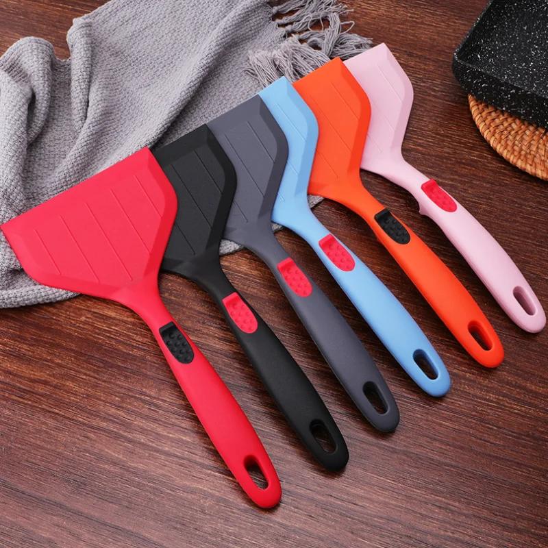Silicone Turner Kitchen Gadgets Beef Egg Scraper Pizza Shovel Non-stick Frying Pan Food Lifters Cooking Utensils for Kitchen
