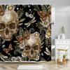 Halloween Pumpkin Bathroom Curtains Cartoon Cute Funny Magic Hat Ghost Broom Bathroom Curtains Party Decor Shower Curtain Fab